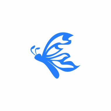 Kelebek simgesi ve sembol vektör illüstrasyon