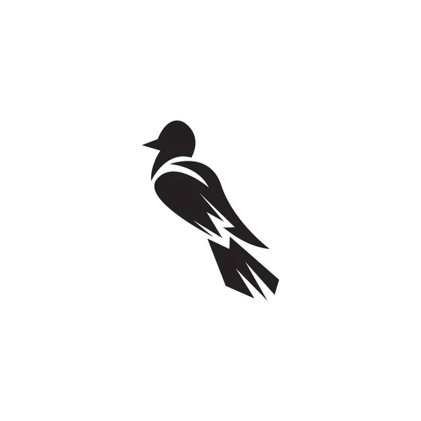 Vogel Symbol Und Symbol Vektorillustration — Stockvektor