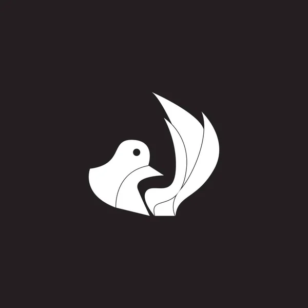 Icône Oiseau Illustration Vectorielle Symbole — Image vectorielle
