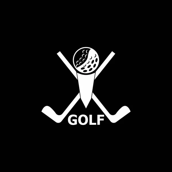 Golf Ikon Och Symbol Vektor Mall — Stock vektor