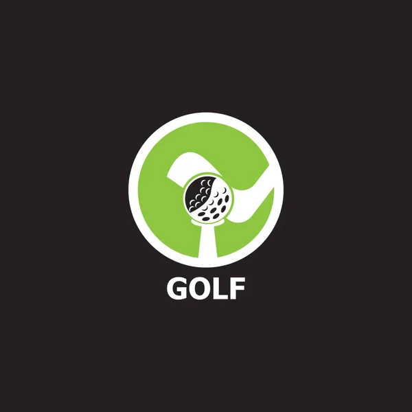 Golf Symbol Und Symbol Vektorvorlage — Stockvektor