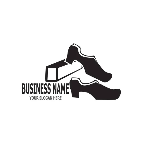 Shoes Icon Symbol Vector Template — стоковый вектор