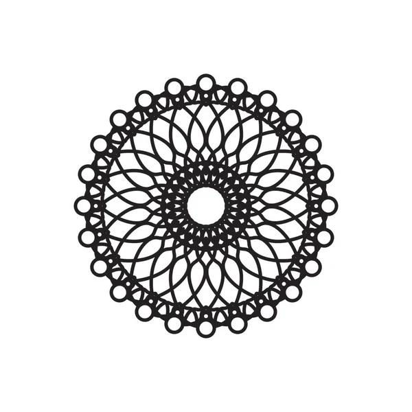 Векторная Иллюстрация Логотипа Mandala — стоковый вектор