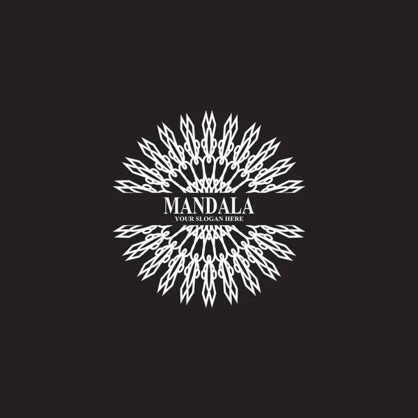 Ilustracja Wektora Projektu Logo Mandala — Wektor stockowy