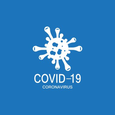 Covid-19 koruma logo vektör çizimi