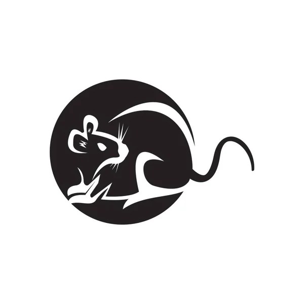 Rattensymbol Und Symbol Vektor Illustration — Stockvektor
