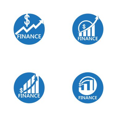 Business Finance Logo şablon vektör simgesi tasarımı