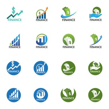 Business Finance Logo şablon vektör simgesi tasarımı