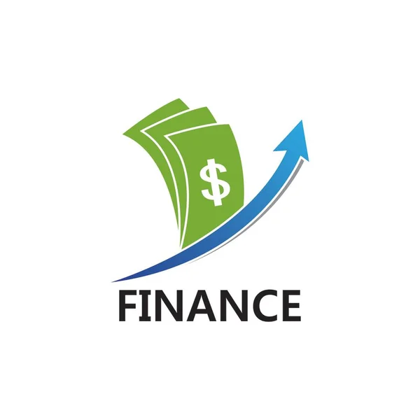 Negocios Finanzas Logo Plantilla Vector Icono Diseño — Archivo Imágenes Vectoriales