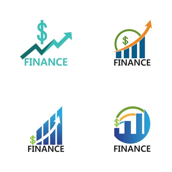 Business Finance Logo Modèle Vectoriel Icône Design — Image vectorielle