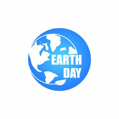 Dünya günü ekoloji logo vektör şablonu