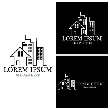 Şehir gökyüzü çizgisi şablonu