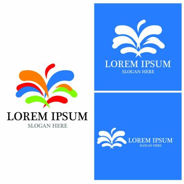 Karnaval simgesi ve sembol vektör şablonu