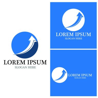 Ok vektör illüstrasyon simgesi Logo Şablonu tasarımı