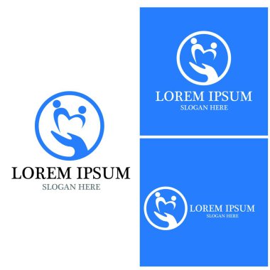 Topluluk, ağ ve sosyal simge tasarım şablonu