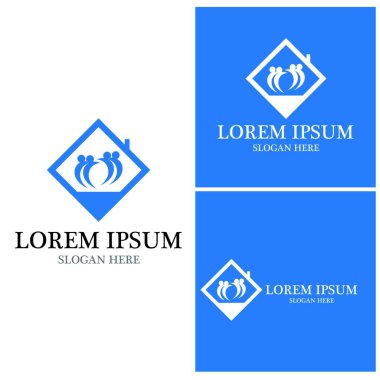 Topluluk, ağ ve sosyal simge tasarım şablonu