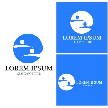 Topluluk, ağ ve sosyal simge tasarım şablonu