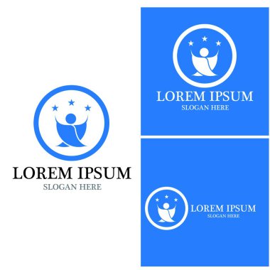 başarı insanlar Logo vektör şablon