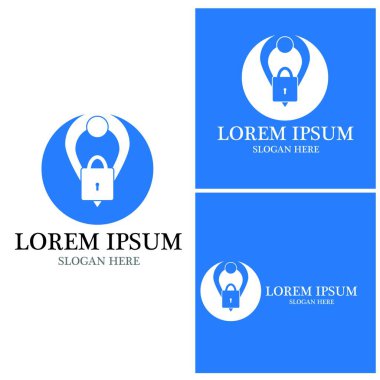 Anahtar simgesi vektör çizim şablonu