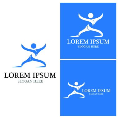 başarı insanlar Logo vektör şablon