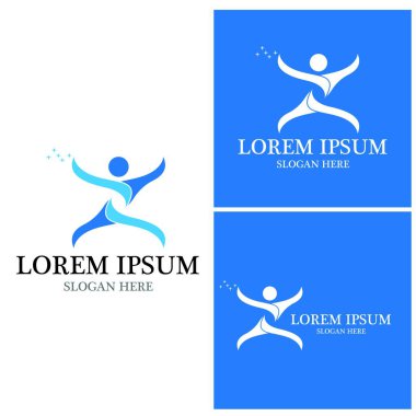 başarı insanlar Logo vektör şablon