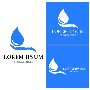 su damlası Logo Şablonu vektör çizimi tasarımı