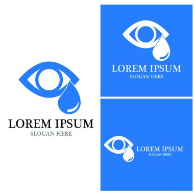 Marka Kimliği Kurumsal Göz Bakımı vektör logosu tasarımı