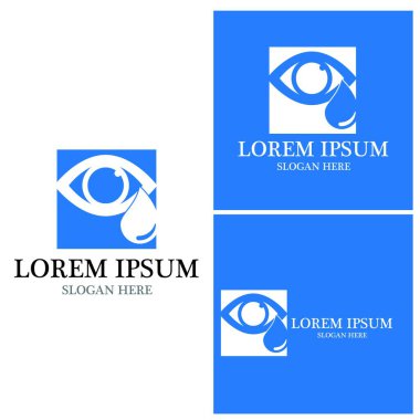 Marka Kimliği Kurumsal Göz Bakımı vektör logosu tasarımı