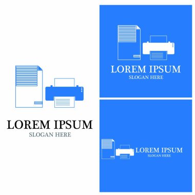 Belge logo vektör şablonu çizimi