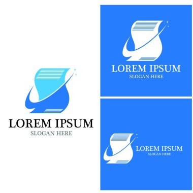 Belge logo vektör şablonu çizimi