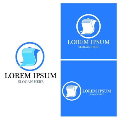 Belge logo vektör şablonu çizimi