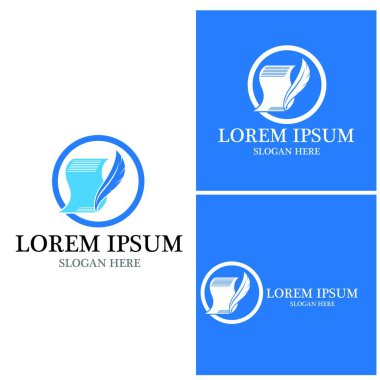 Belge logo vektör şablonu çizimi