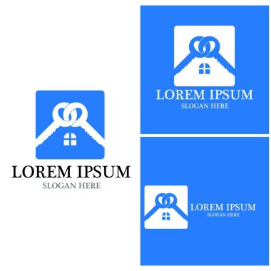 Anahtar simgesi vektör çizim şablonu