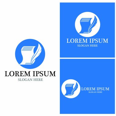 Belge logo vektör şablonu çizimi