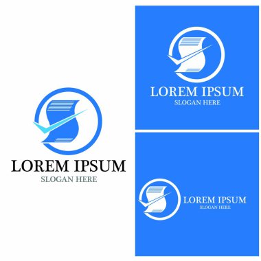 Belge logo vektör şablonu çizimi