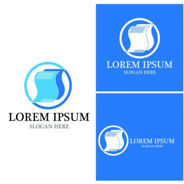 Belge logo vektör şablonu çizimi