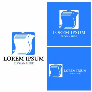 Belge logo vektör şablonu çizimi