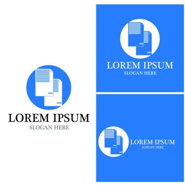 Belge logo vektör şablonu çizimi