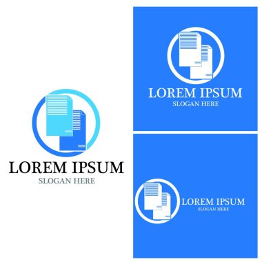 Belge logo vektör şablonu çizimi