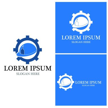 Güvenlik miğferi sanayi logosu