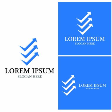 Ok vektör illüstrasyon simgesi Logo Şablonu tasarımı