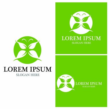 Güzellik Kelebeği Vektör simgesi tasarımı