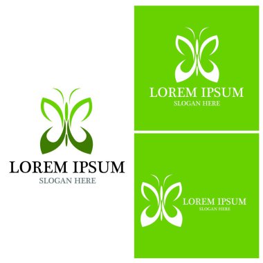 Güzellik Kelebeği Vektör simgesi tasarımı