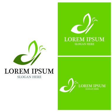 Güzellik Kelebeği Vektör simgesi tasarımı