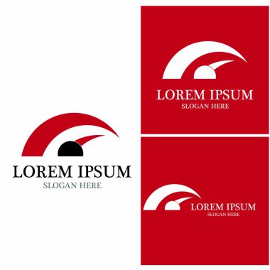 Daha Hızlı Logo Şablonu vektör çizimi tasarımı
