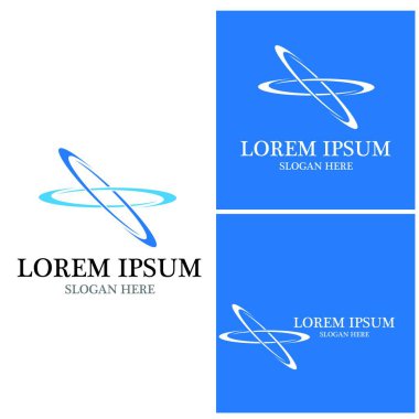 vortex vektör illüstrasyon simgesi Logo Şablonu tasarımı