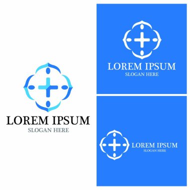 Topluluk, ağ ve sosyal simge tasarım şablonu