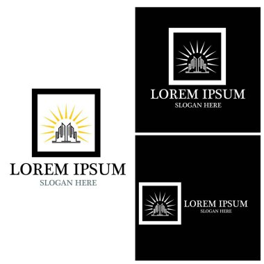 Şehir gökyüzü çizgisi şablonu