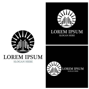 Şehir gökyüzü çizgisi şablonu