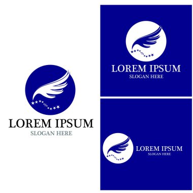 Falcon Logo Şablonu vektör çizimi tasarımı